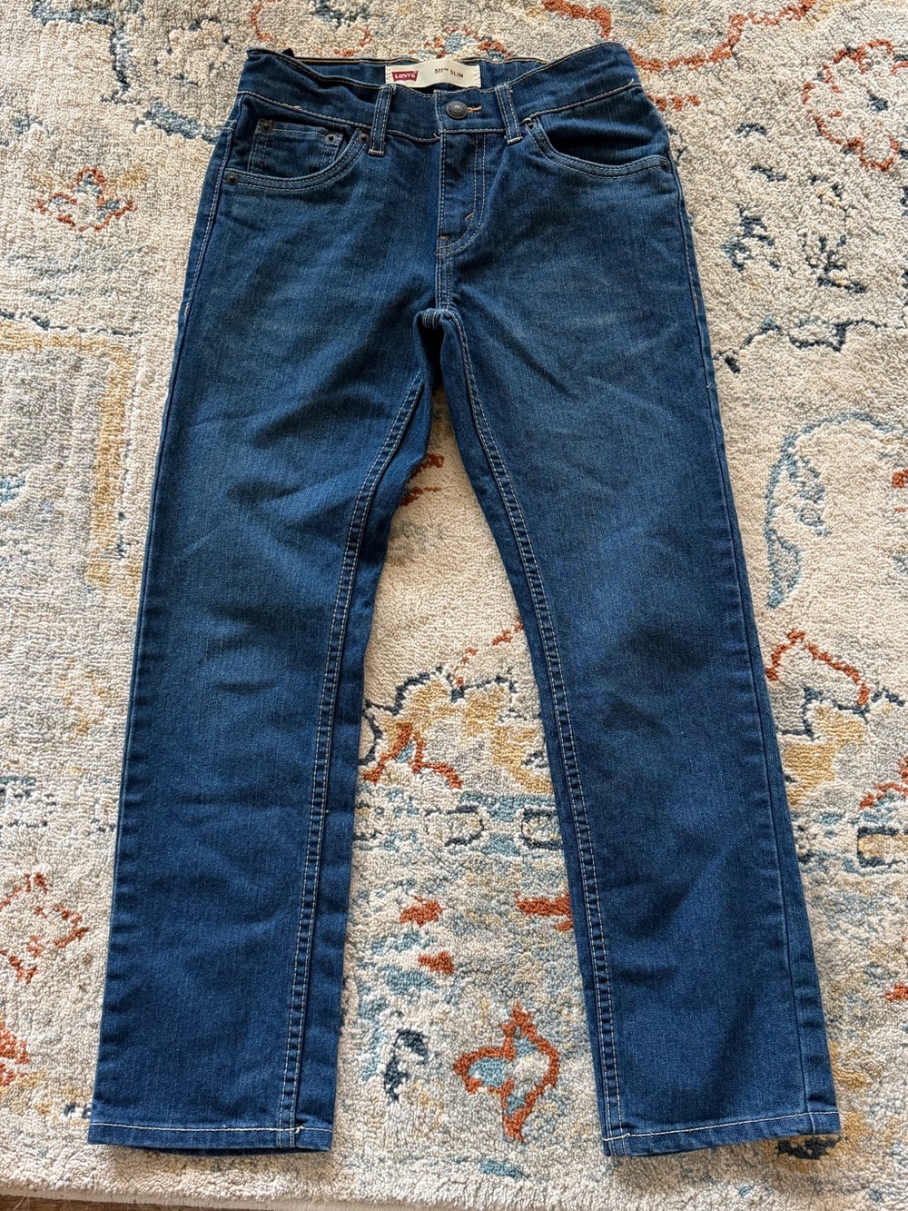 Levi's Kids Slim Straight Jeans - Dark Blue